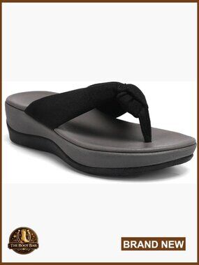 Thick Cushion Wedge Flip Flops Comfortable Platform Sandals Slip On